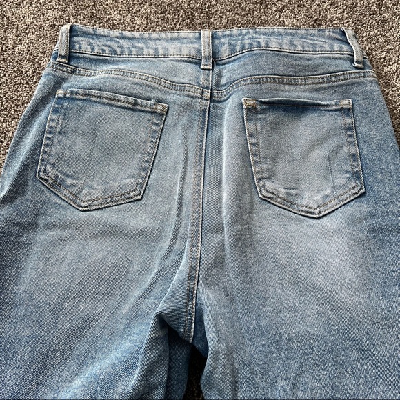 SOLD!!! Distressed mom jeans. - Picture 2 of 5